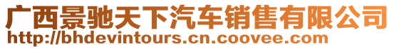 廣西景馳天下汽車銷售有限公司