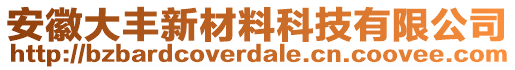 安徽大丰新材料科技有限公司