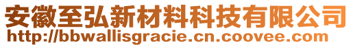 安徽至弘新材料科技有限公司