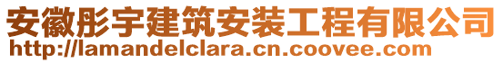 安徽彤宇建筑安裝工程有限公司