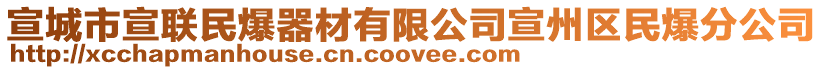 宣城市宣聯(lián)民爆器材有限公司宣州區(qū)民爆分公司