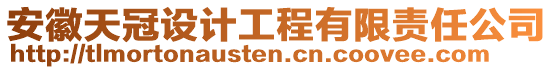 安徽天冠設(shè)計(jì)工程有限責(zé)任公司