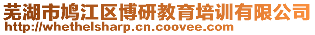 蕪湖市鳩江區(qū)博研教育培訓(xùn)有限公司