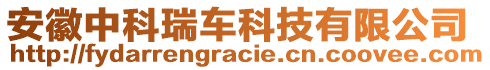 安徽中科瑞車科技有限公司