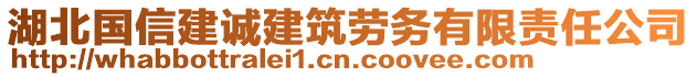 湖北國信建誠建筑勞務(wù)有限責(zé)任公司