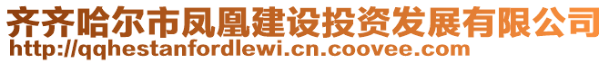 齊齊哈爾市鳳凰建設投資發(fā)展有限公司