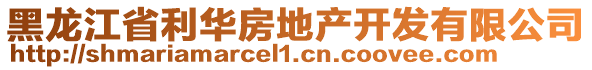 黑龍江省利華房地產(chǎn)開(kāi)發(fā)有限公司