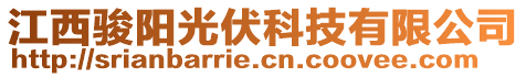 江西駿陽(yáng)光伏科技有限公司