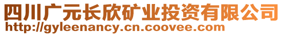 四川廣元長(zhǎng)欣礦業(yè)投資有限公司