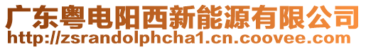 廣東粵電陽西新能源有限公司