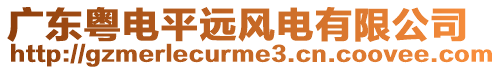 廣東粵電平遠(yuǎn)風(fēng)電有限公司