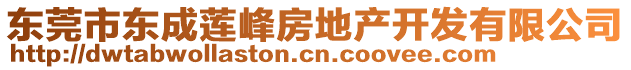 東莞市東成蓮峰房地產(chǎn)開發(fā)有限公司