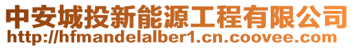 中安城投新能源工程有限公司