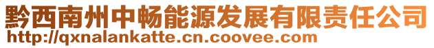 黔西南州中畅能源发展有限责任公司