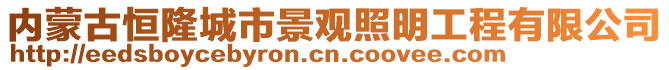 內(nèi)蒙古恒隆城市景觀照明工程有限公司