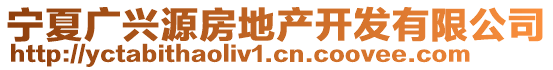 寧夏廣興源房地產開發(fā)有限公司