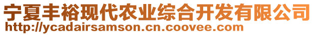 寧夏豐?，F(xiàn)代農(nóng)業(yè)綜合開發(fā)有限公司