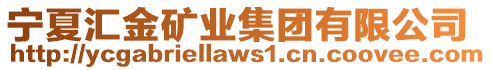 寧夏匯金礦業(yè)集團(tuán)有限公司