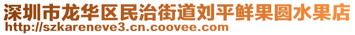 深圳市龙华区民治街道刘平鲜果圆水果店