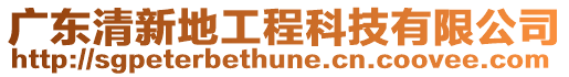 廣東清新地工程科技有限公司