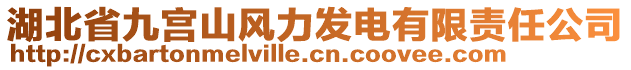 湖北省九宫山风力发电有限责任公司