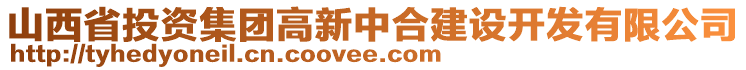 山西省投資集團(tuán)高新中合建設(shè)開發(fā)有限公司