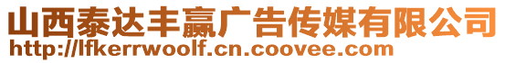 山西泰达丰赢广告传媒有限公司