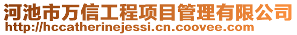 河池市万信工程项目管理有限公司