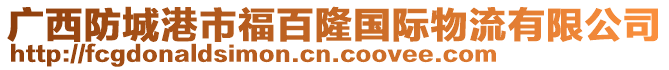 廣西防城港市福百隆國(guó)際物流有限公司