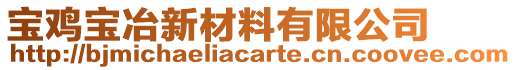 寶雞寶冶新材料有限公司