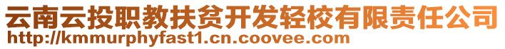 云南云投職教扶貧開發(fā)輕校有限責(zé)任公司