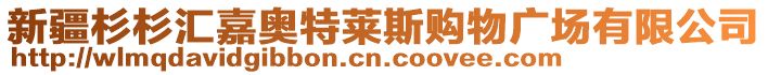 新疆杉杉匯嘉奧特萊斯購物廣場有限公司