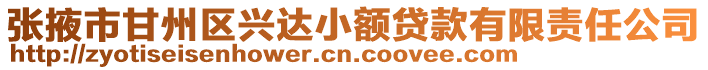 张掖市甘州区兴达小额贷款有限责任公司