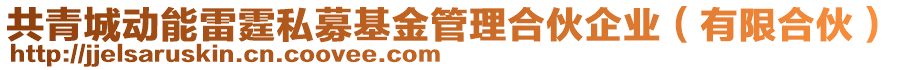 共青城動能雷霆私募基金管理合伙企業(yè)（有限合伙）