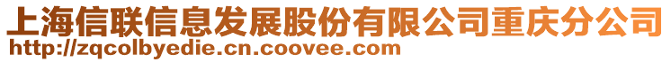 上海信聯(lián)信息發(fā)展股份有限公司重慶分公司