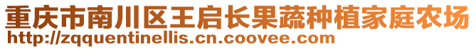 重慶市南川區(qū)王啟長果蔬種植家庭農(nóng)場