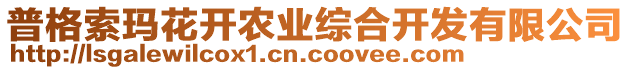 普格索瑪花開農(nóng)業(yè)綜合開發(fā)有限公司