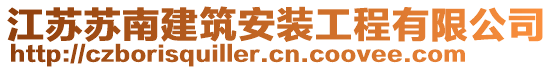 江苏苏南建筑安装工程有限公司